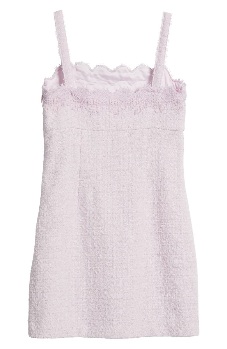 LoveShackFancy Kids' Willamina Tweed Dress, Alternate, color, Pink