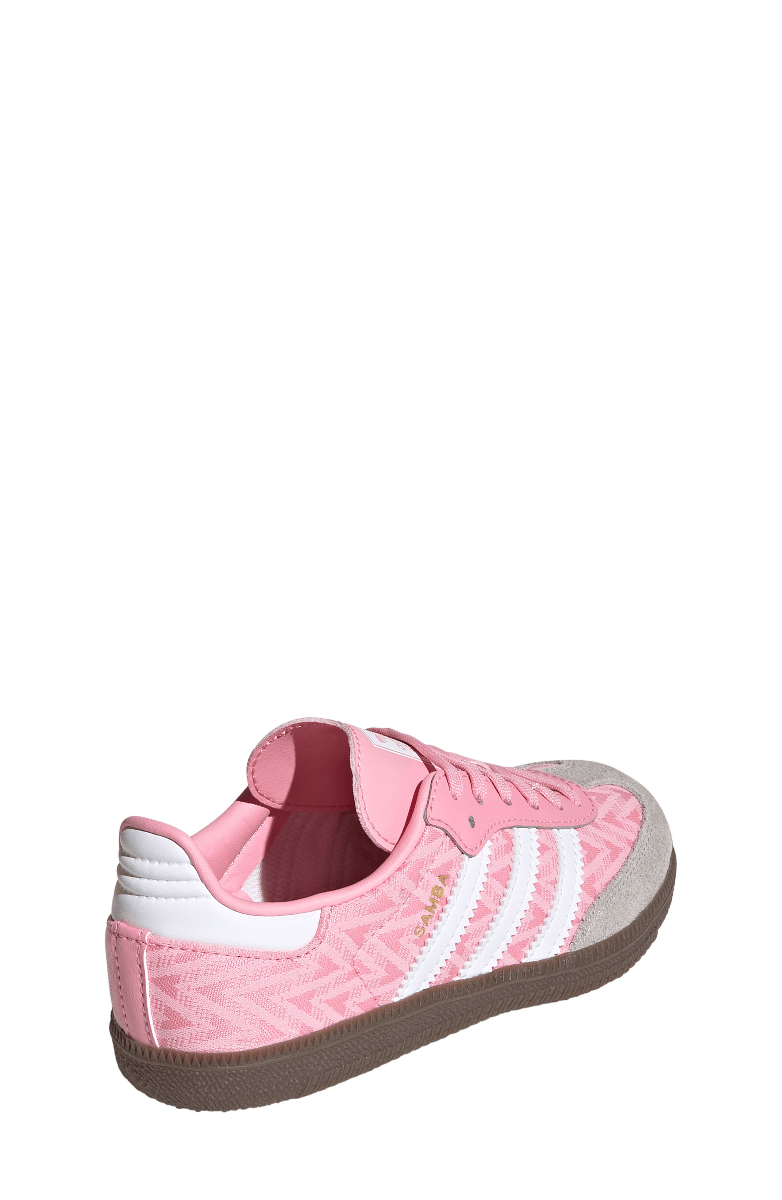 Kids' Samba OG Sneaker, Alternate, color, LIGHT PINK/ WHITE/ GUM