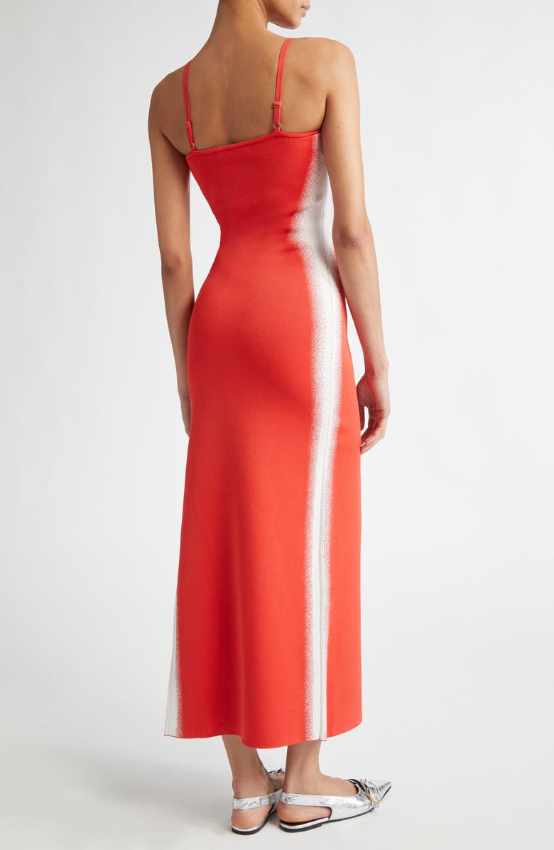 PH5 Iris Flower Jacquard Maxi Sweater Dress, Alternate, color, 