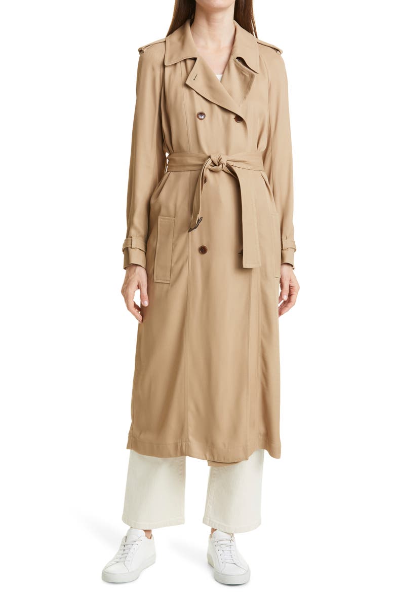 Cayadana Trench Coat, Alternate, color, MEDIUM BEIGE