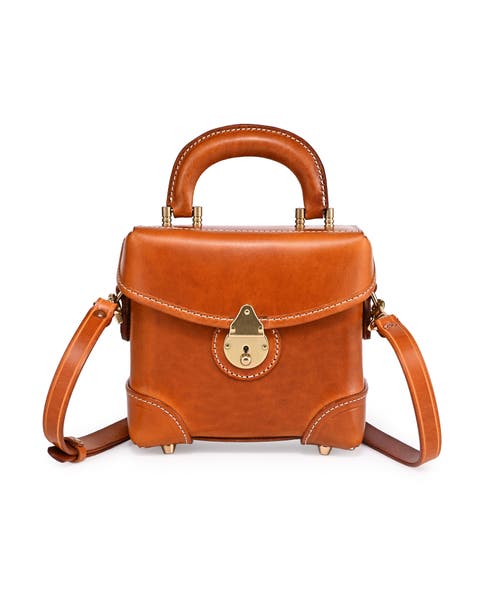 Azalea Genuine Leather Vintage Box Crossbody