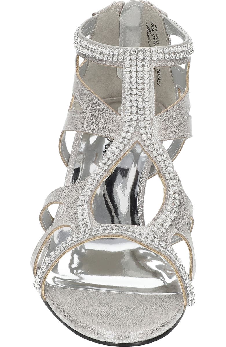 EASY STREET Flattery Cage Pump - Multiple Widths Available, Alternate, color, Silver