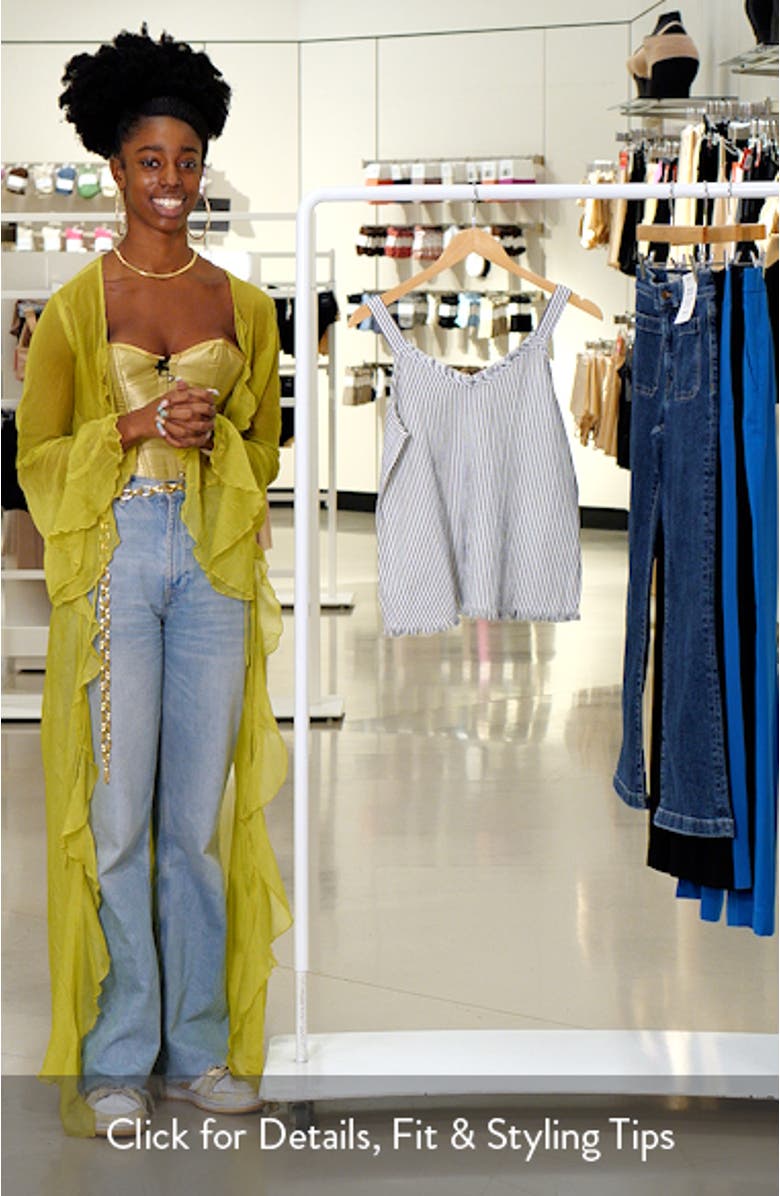 Pinstripe Gauze Tank, sales video thumbnail