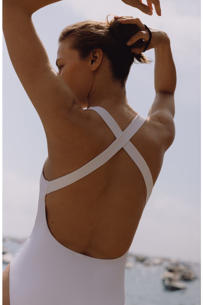 Tulum One-Piece Swimsuit, Alternate, color, WHITE
