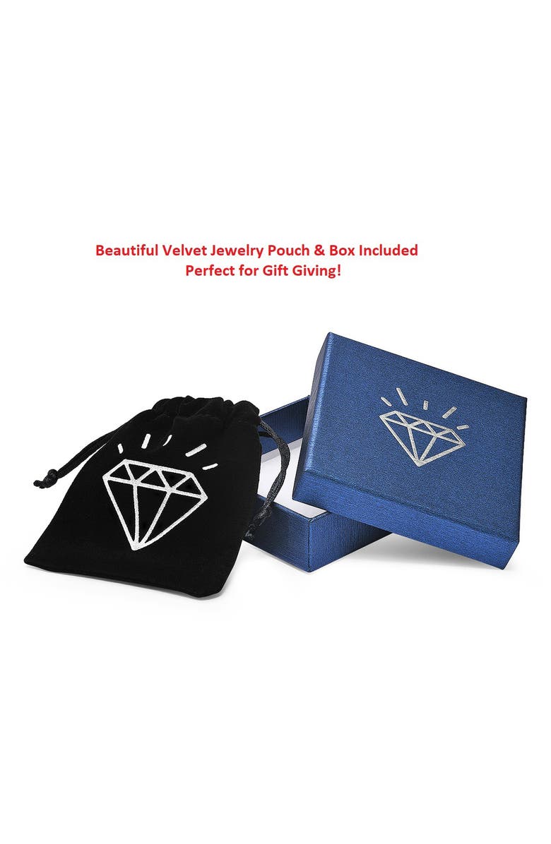 Sterling Silver CZ Butterfly Stud Earrings