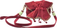 Carlos Falchi Mini Butterfly Suede Leather Bag