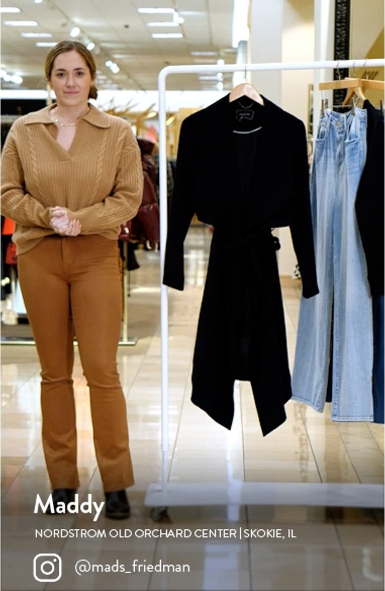 Shawl Collar Belted Coat, sales video thumbnail