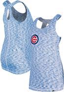New Era Women's New Era Royal Chicago Cubs Space Dye Keyhole Back Tank Top