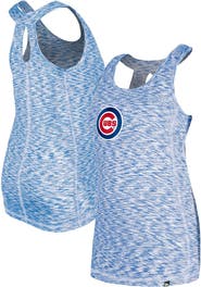 New Era Women's New Era Royal Chicago Cubs Space Dye Keyhole Back Tank Top