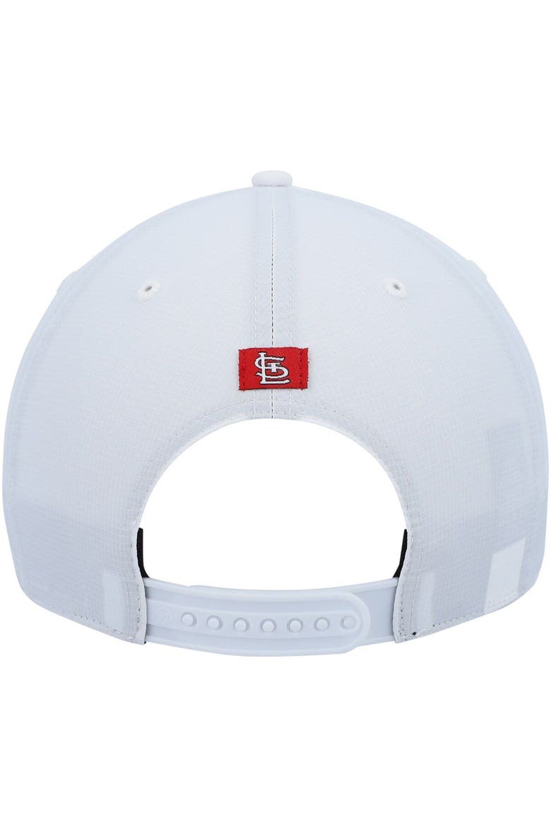 Men's '47 White St. Louis Cardinals Flag Flutter Hitch Snapback Hat, Alternate, color, White