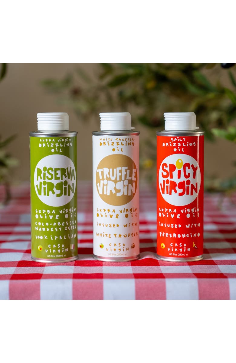 Casa Virgin Italian Drizzling Oil Trio, Alternate, color, Multi