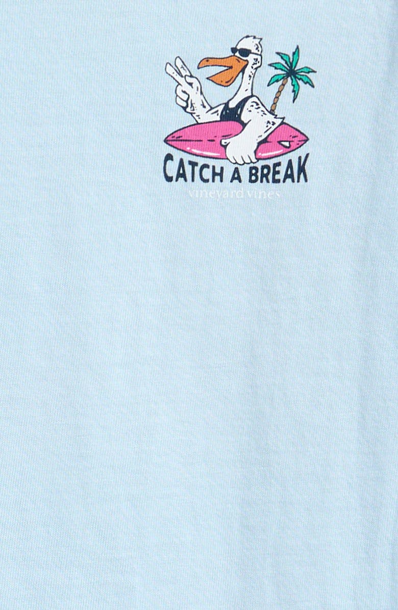 vineyard vines Kids' Catch a Break Cotton Graphic T-Shirt, Alternate, color, 