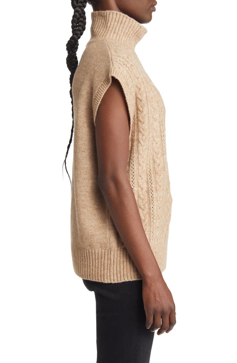 VERO MODA Vigga Mock Neck Sweater Vest, Alternate, color, 