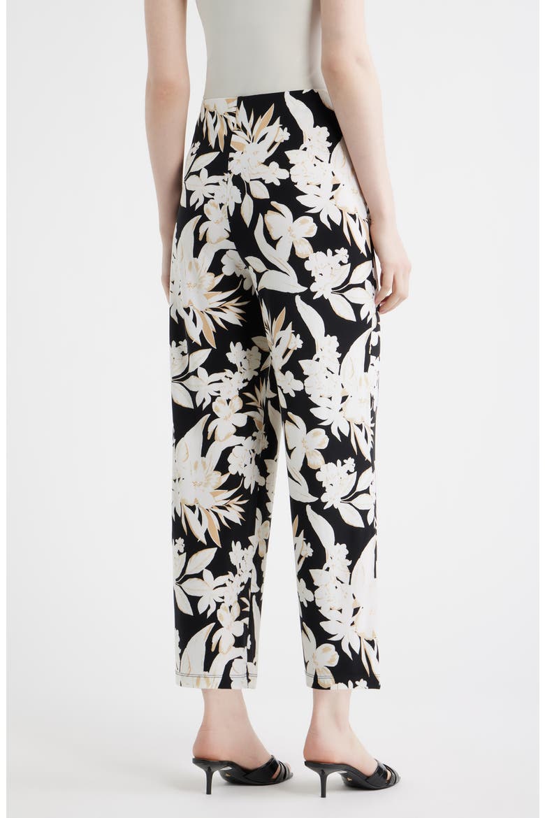 Print Crop Wide Leg Pants, Alternate, color, ANNE BLACK MULTI