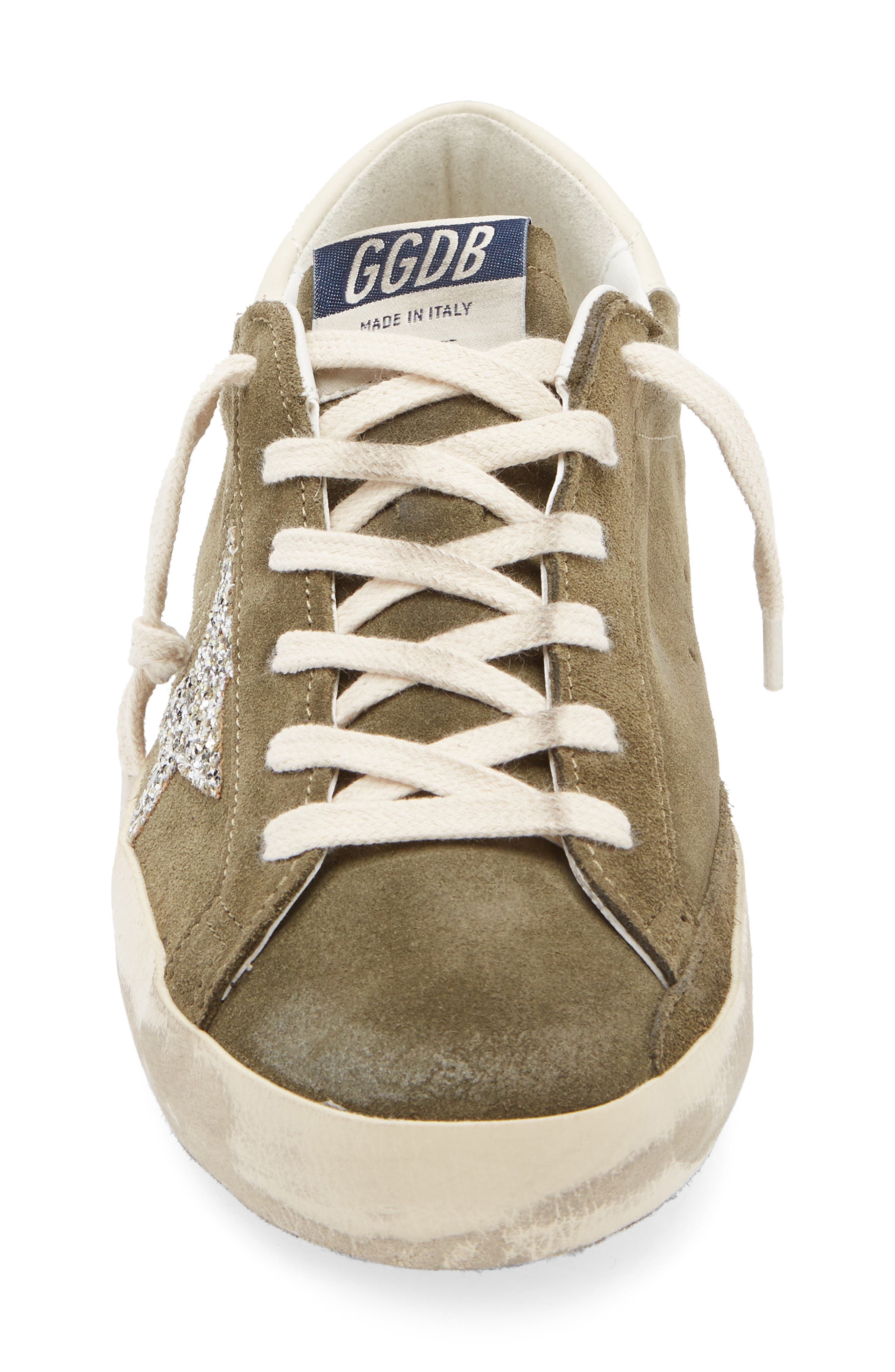 Golden Goose Super-Star Low Top Sneaker, Alternate, color, Olive Night/ Cream
