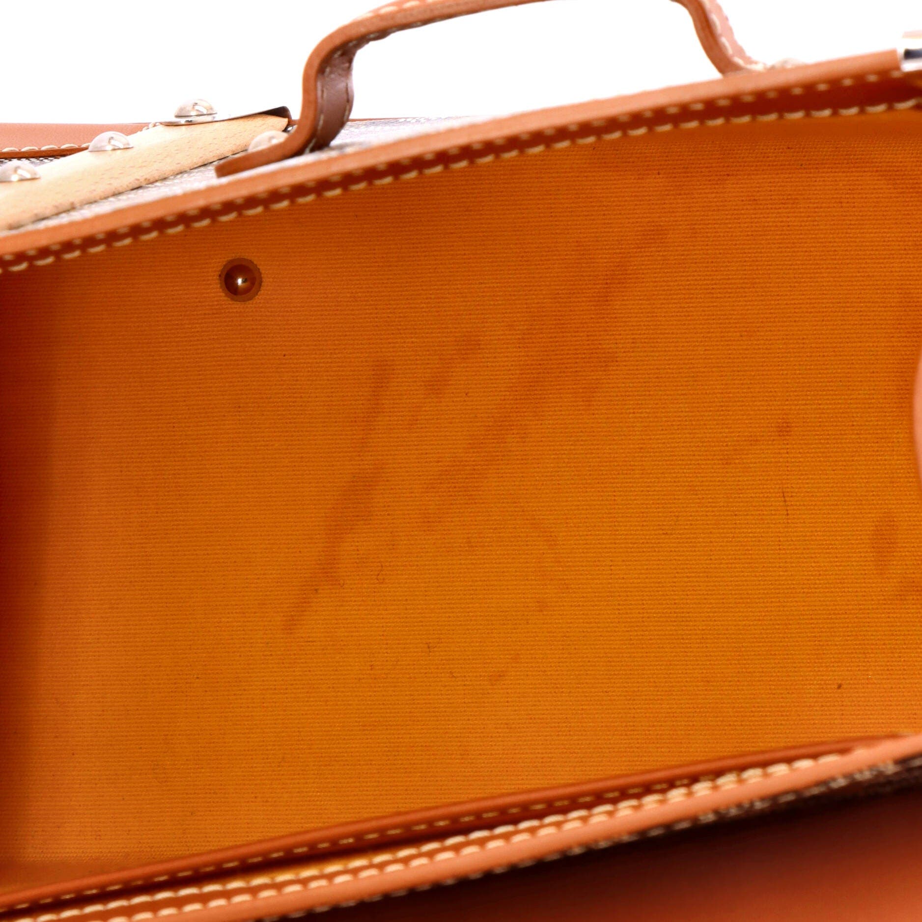 Saigon Top Handle Bag Coated Canvas with Leather PM, Alternate, color, Brown