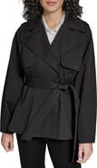 KARL LAGERFELD Short Flared Trench Coat