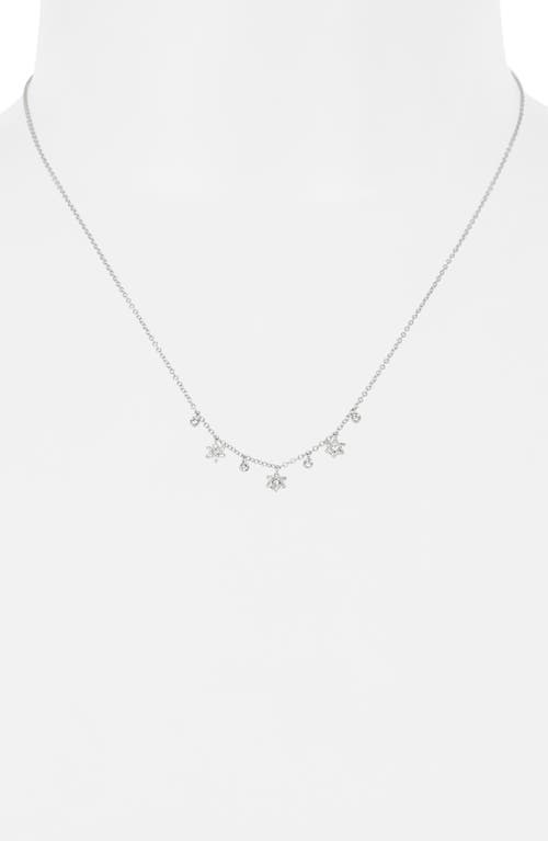 Meira T Mini Diamond Cluster Pendant Necklace