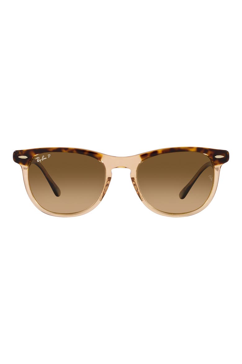 Eagle Eye 53mm Polarized Pillow Sunglasses, Main, color, HAVANA