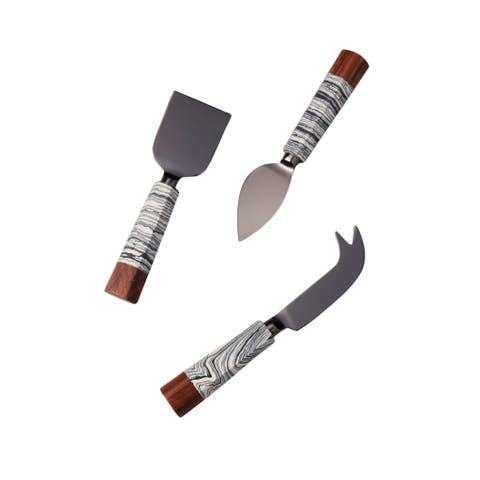 Zebra Cheese Knives - Set of 3