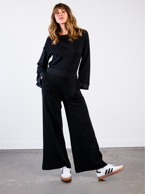 Able Dana Everywhere Jumpsuit In Black