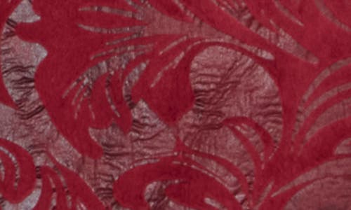 Zegarie Paisley Jacquard Satin Trim Sport Coat In Red