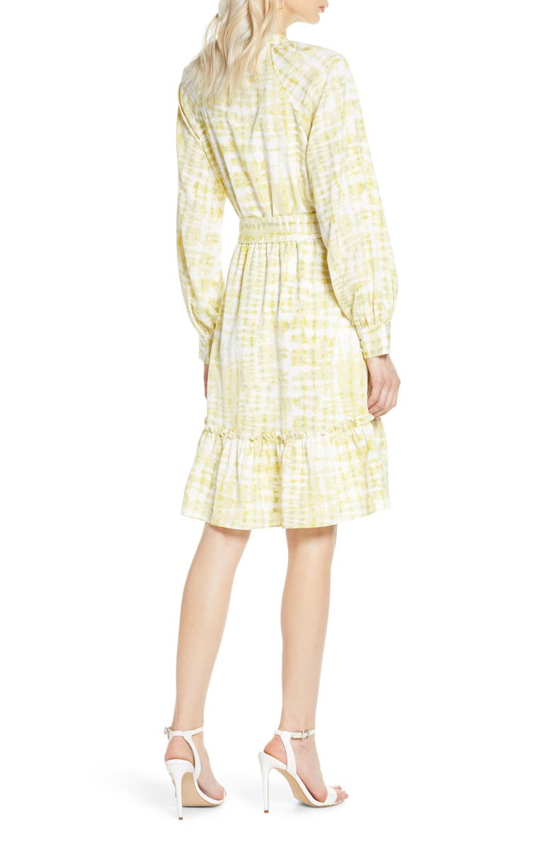 Chelsea28 Long Sleeve Button Front Dress, Alternate, color, 