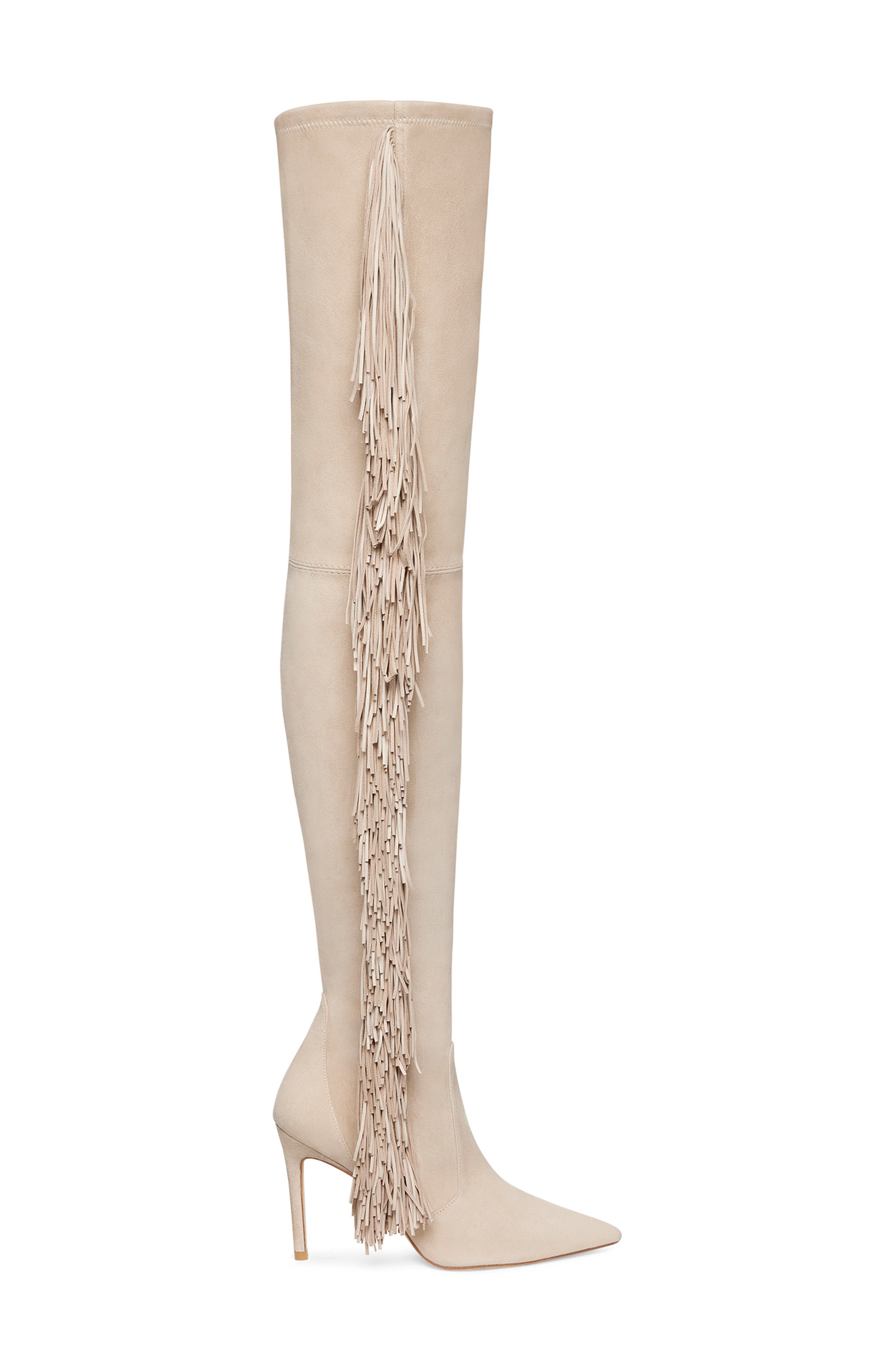 Ultrastuart Fringe Over the Knee Boot, Alternate, color, DUNE