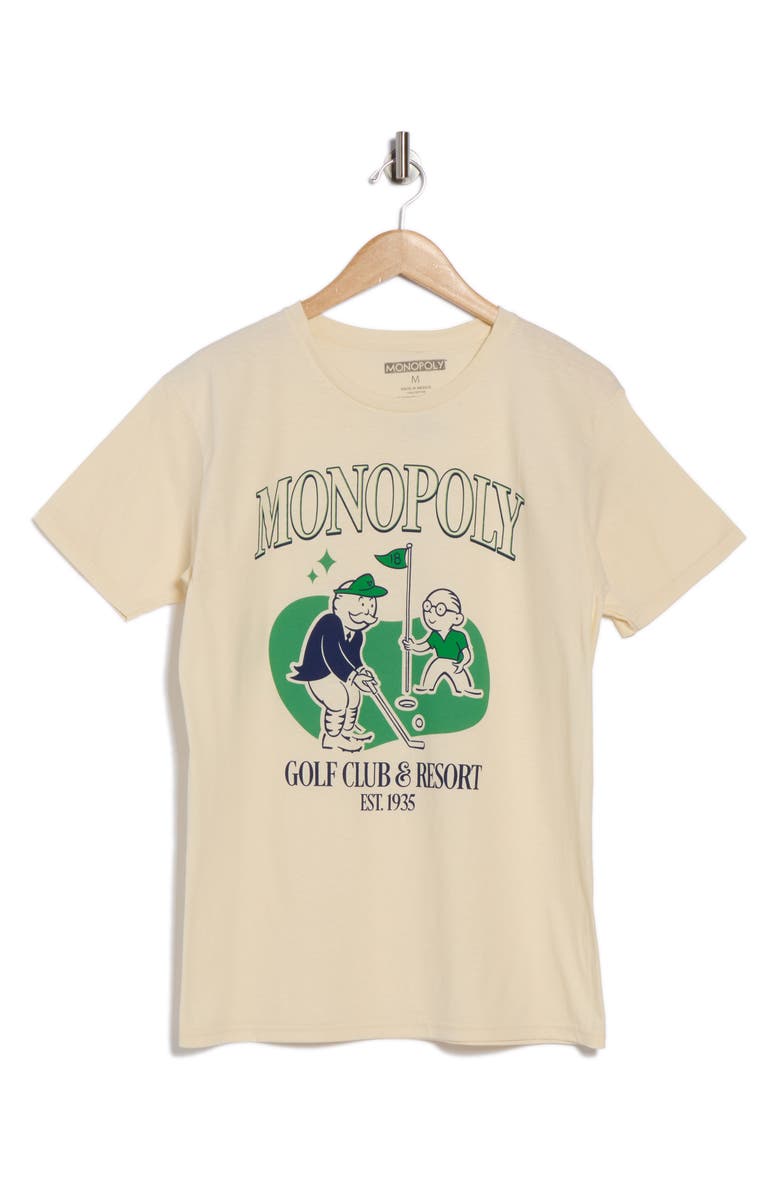 The Forecast Agency Monopoly Golf Club Graphic T-Shirt, Alternate, color, Natural
