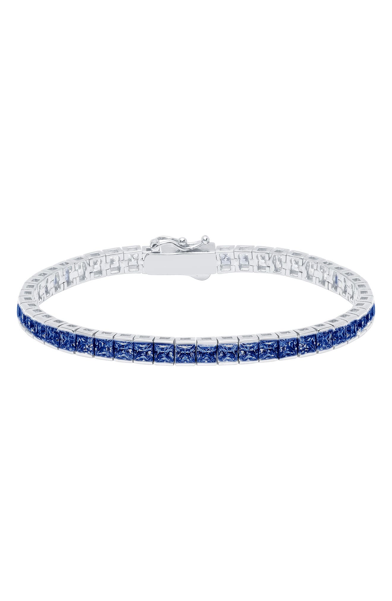 Bracciale Tennis Suyi Donna Con Zirconie Cubiche - Chiusura Scorrevole Regolabile, Elegante Gioiello Regalo