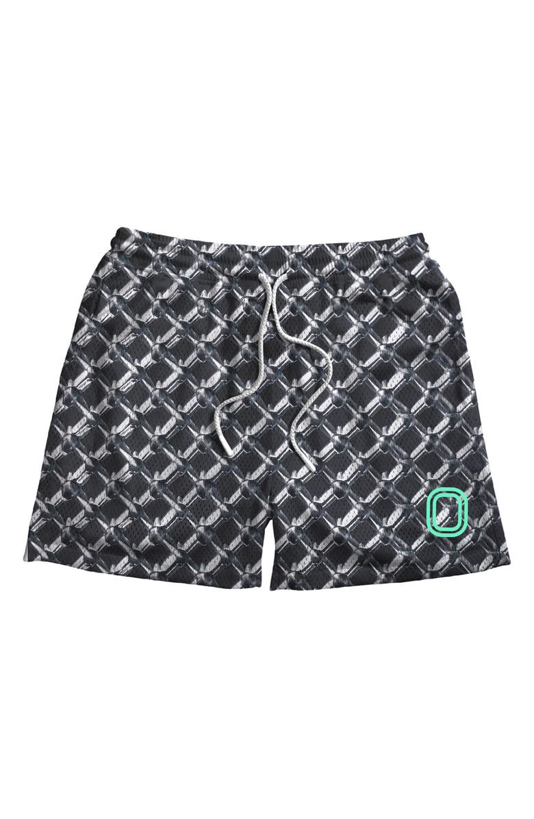 OVERTIME Chrometeam Metal Mesh Basketball Shorts, Alternate, color, Grey