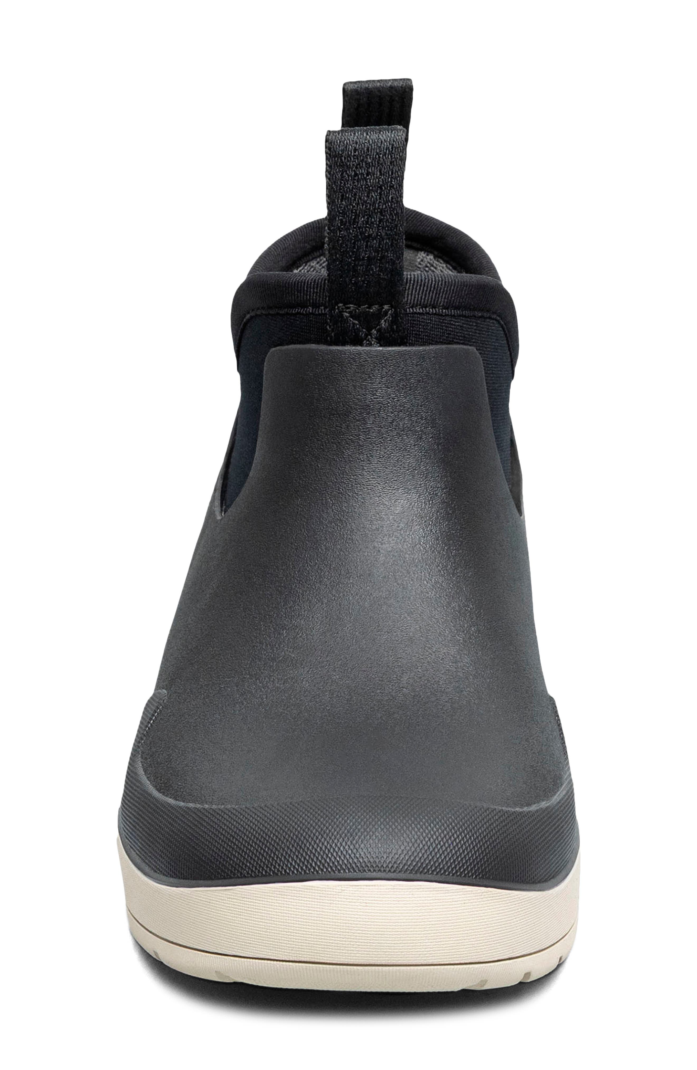 Bogs Rockaway Seamless Waterproof Chelsea Rain Boot, Alternate, color, Black