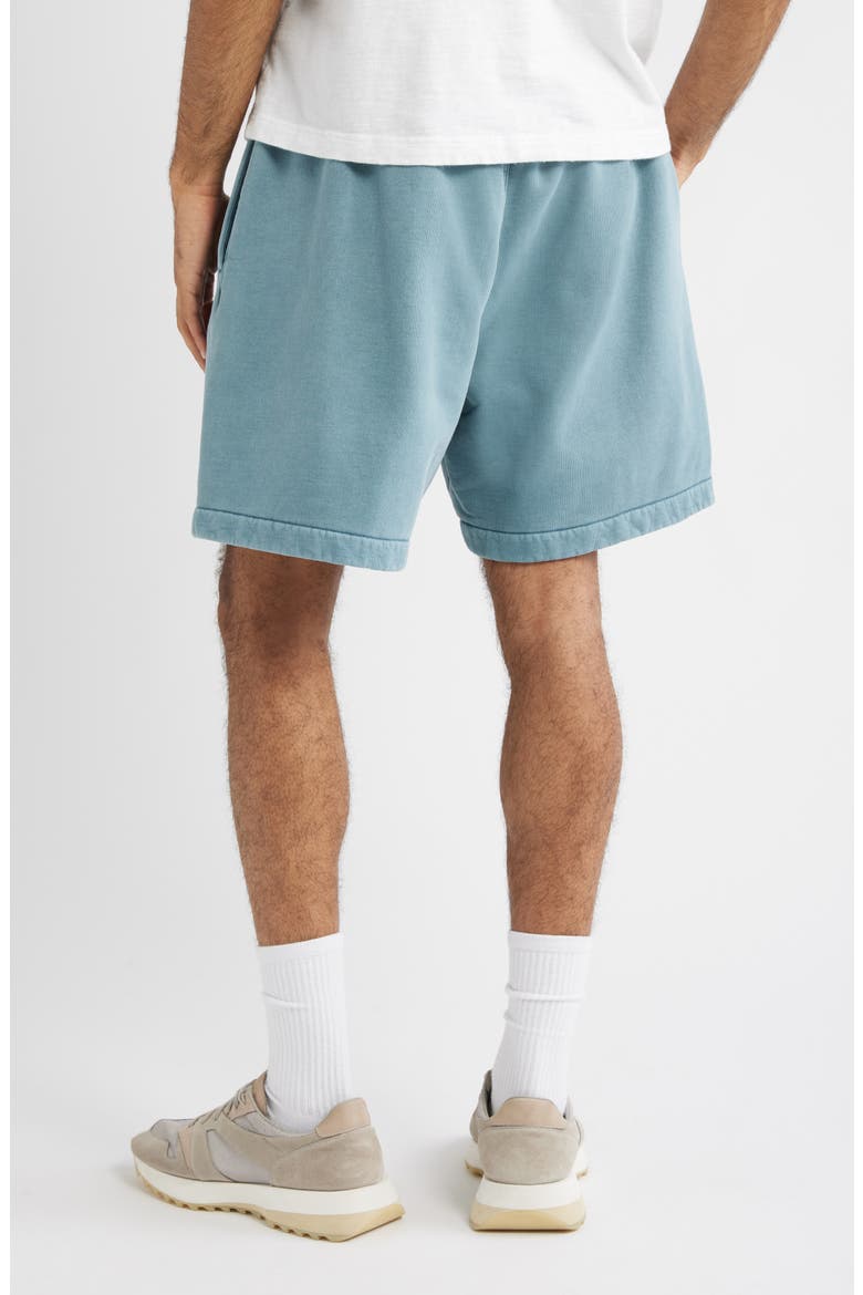Classic Fit Signature Logo Sweat Shorts, Alternate, color, FADED COASTAL