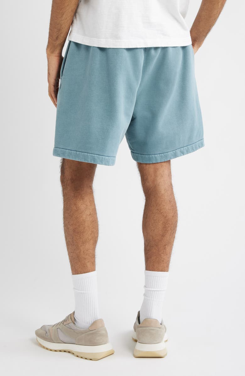 Fear of God Essentials Classic Fit Signature Logo Sweat Shorts, Alternate, color, Faded Coastal