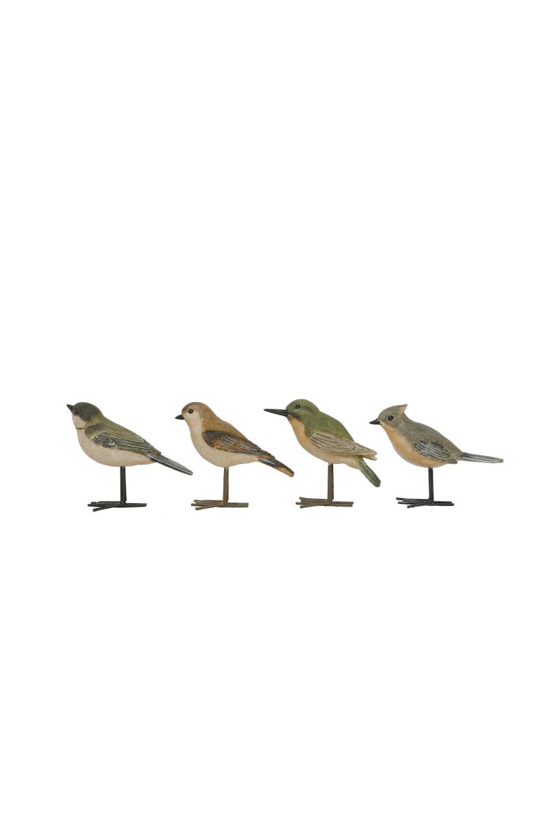 Storied Home Resin Birds with Metal Feet, Main, color, 