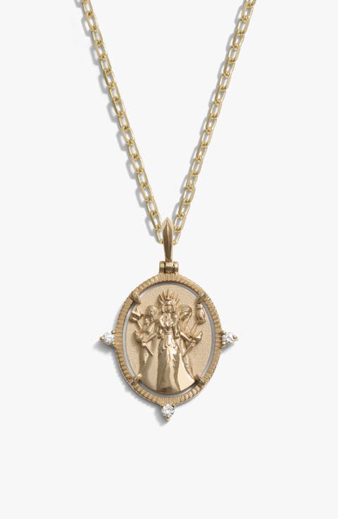 Diamond Hecate Pendant Necklace