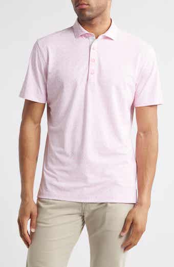 johnnie-O Flock Yeah Flamingo Print PREP-FORMANCE Golf Polo