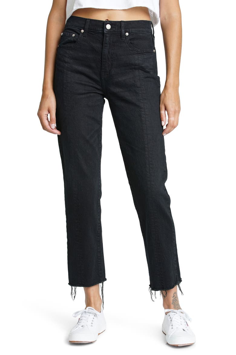 Straight Up Ankle Jeans, Main, color, CURFEW