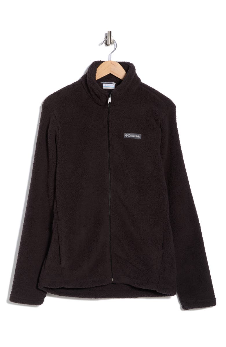 Columbia Thornhead Fleece Zip Jacket, Alternate, color, Black
