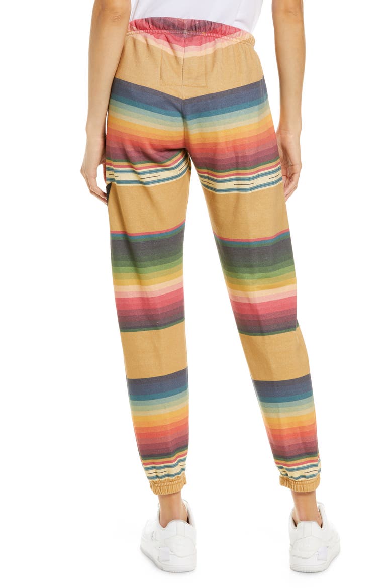 Women's Serape Bolt Stitch Joggers, Alternate, color, LIGHT KHAKI