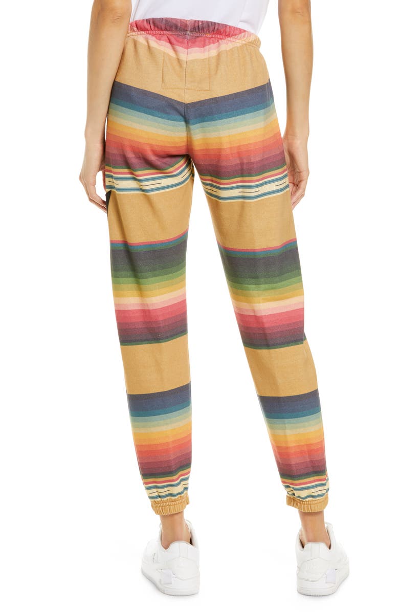 Aviator Nation Women's Serape Bolt Stitch Joggers, Alternate, color, 