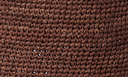Janessa Leone Felix Large Brim Straw Hat In Dark Earth