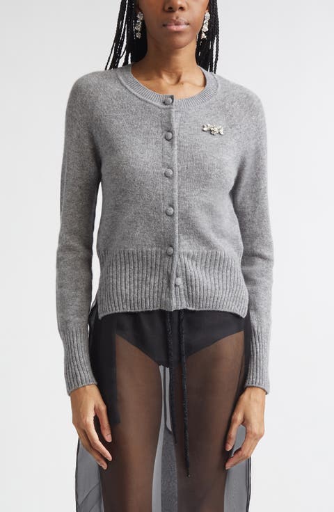 Embellished Cashmere Cardigan