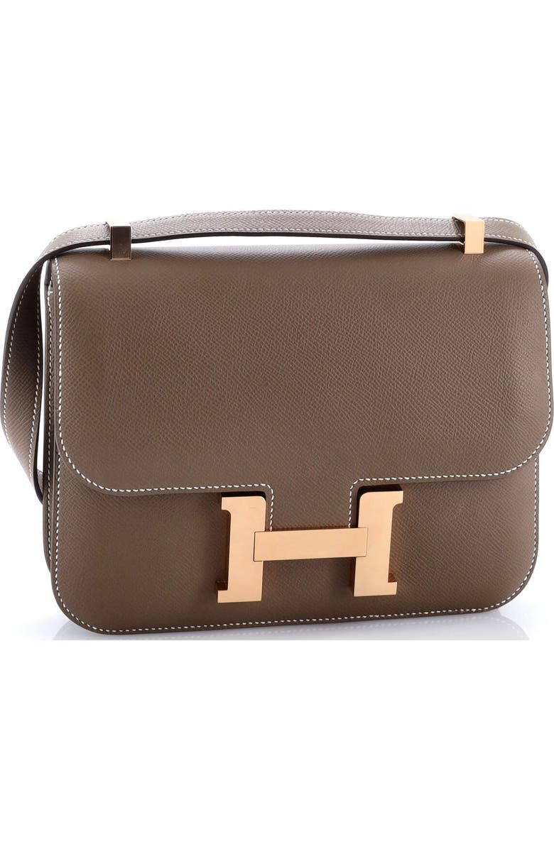 Pre-Owned Hermes Constance NM Bag Epsom 24, Alternate, color, Etoupe