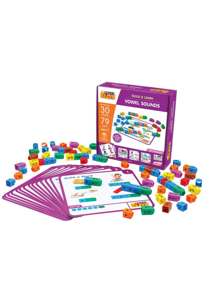 Rainbow Phonics Blox Vowel Sounds, Alternate, color, Multicolored