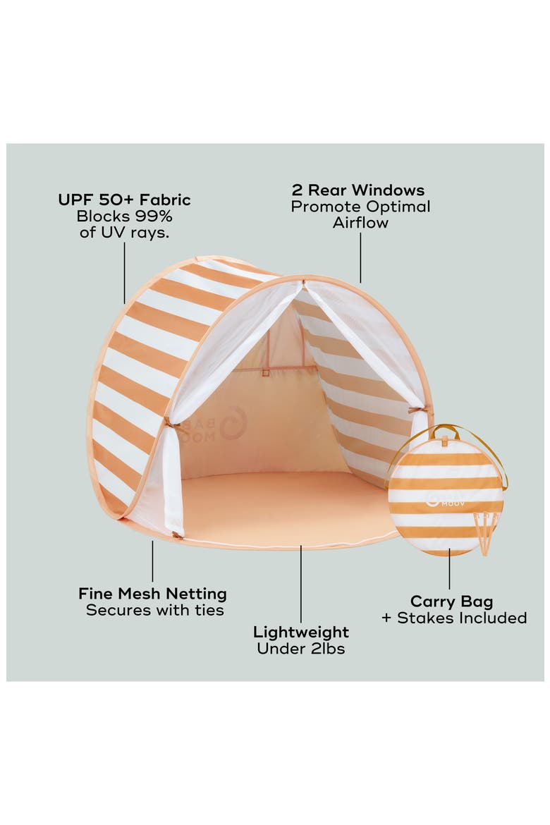Anti-UV Baby & Toddler Beach Tent, Alternate, color, SUNSET