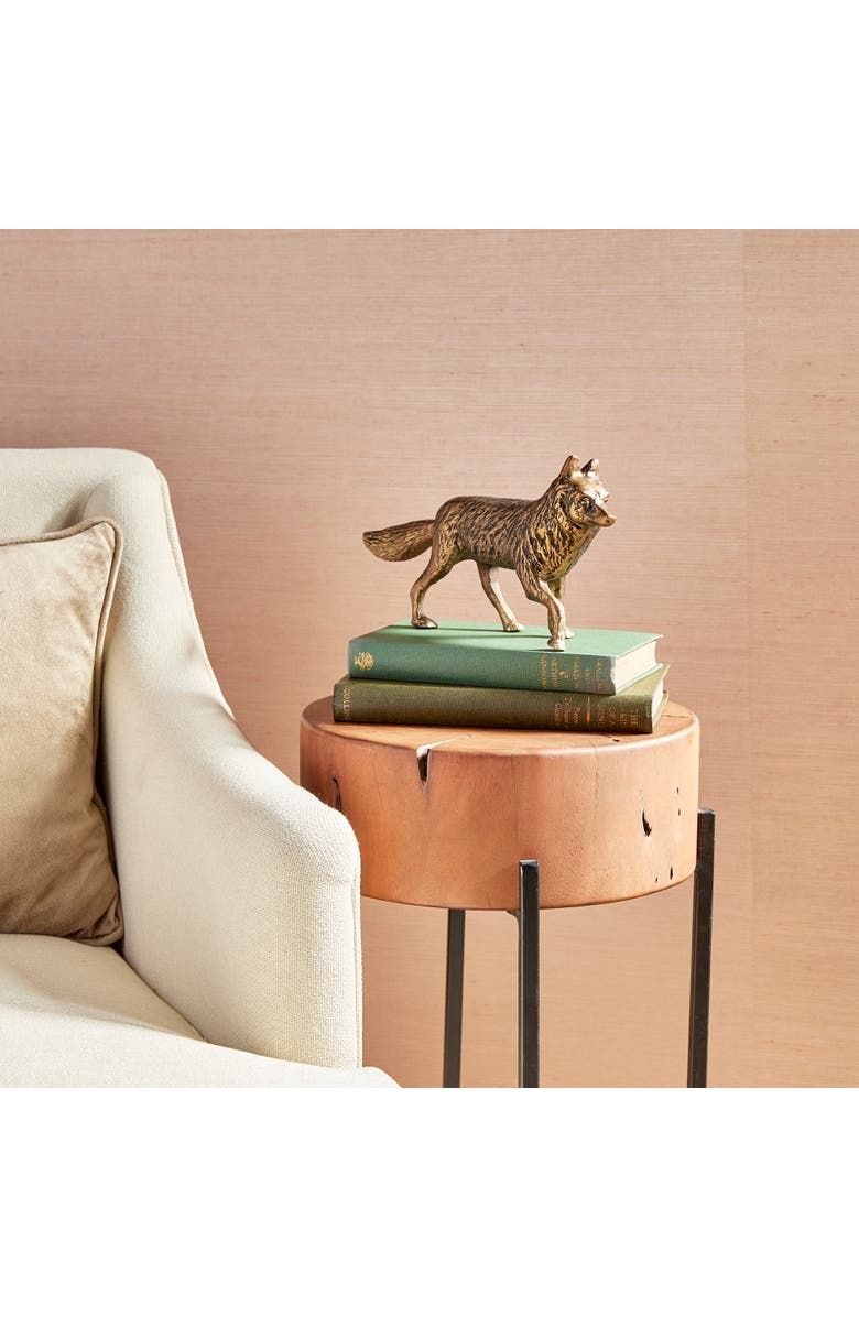 Napa Home & Garden Sly Fox Sculpture, Alternate, color, Gold