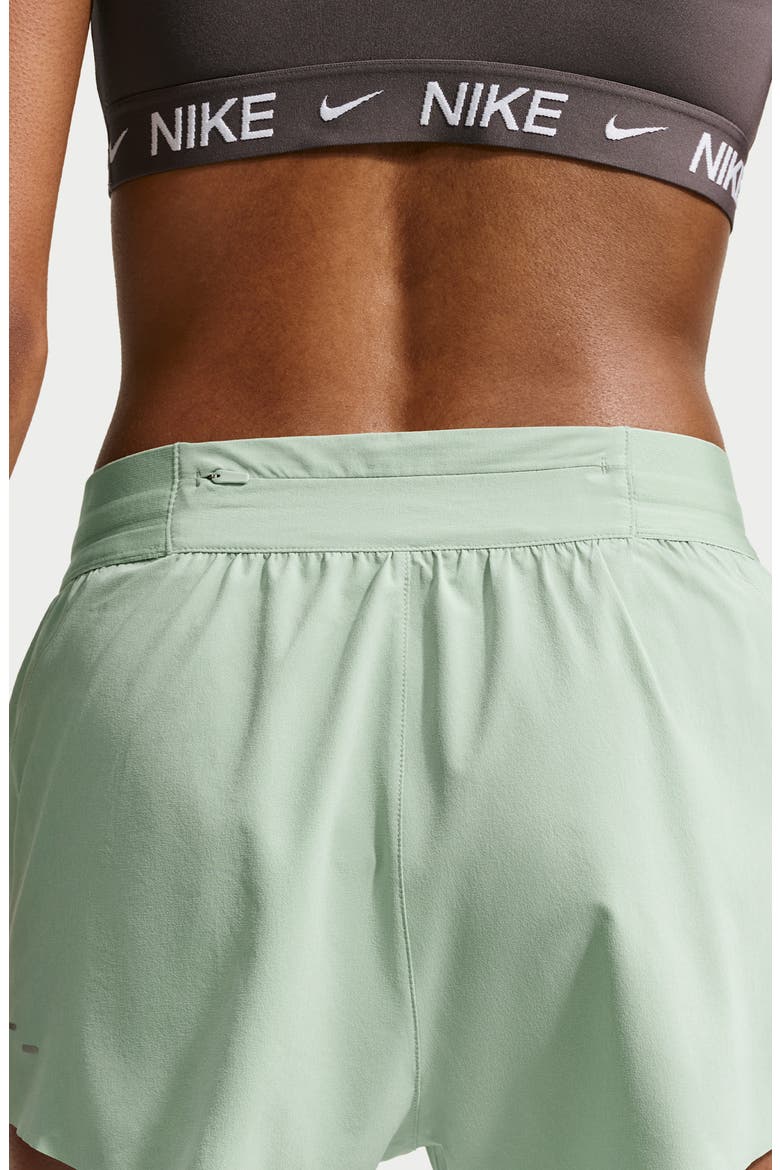 Swift Dri-FIT Mid-Rise Brief-Lined Running Shorts, Alternate, color, STEAM