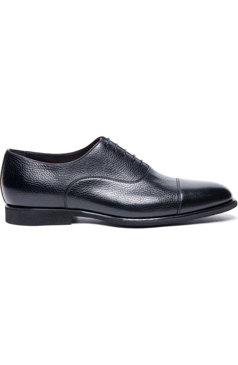 Santoni Darian Oxford Shoe, Alternate, color, Black