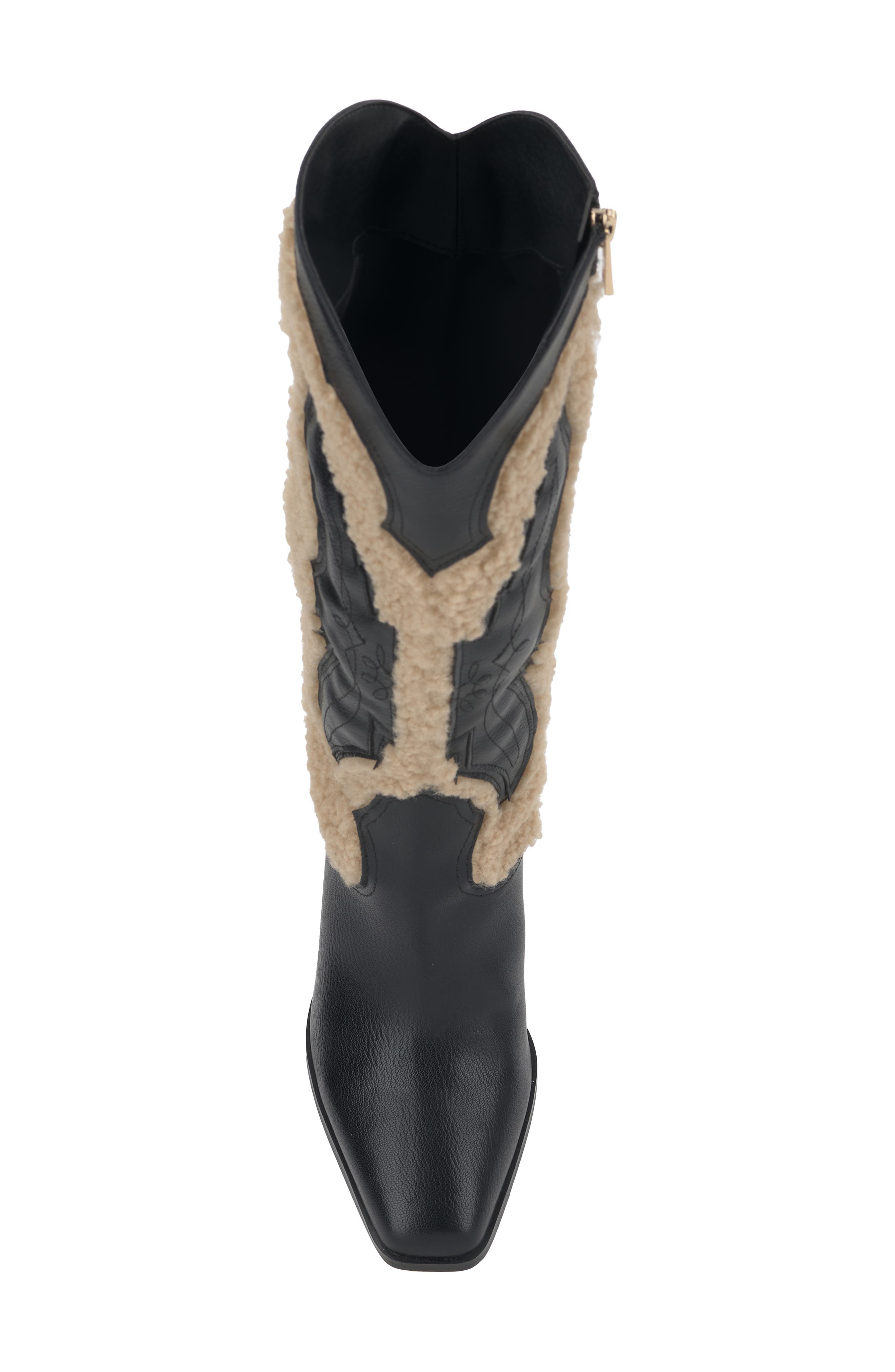 Raevini Western Boot, Alternate, color, BLACK/ NATURAL